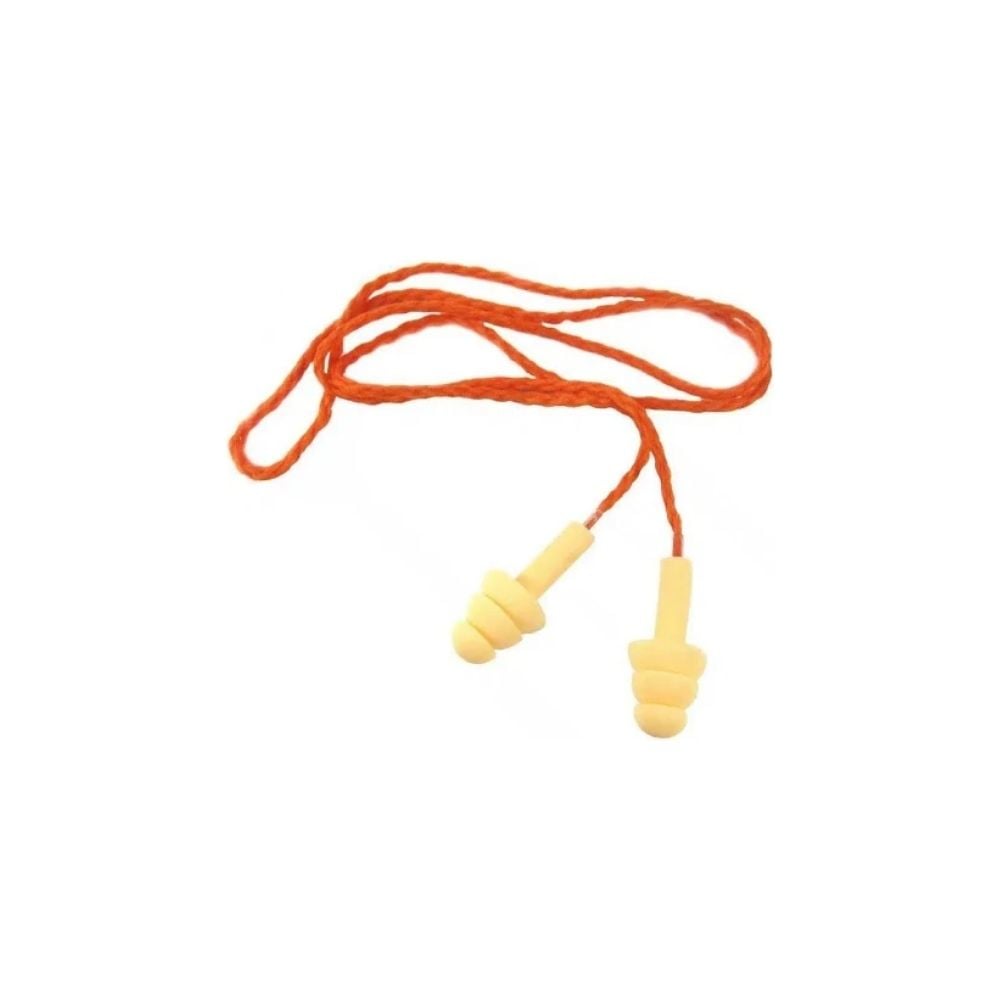 Protetor Auditivo 3M/POMP Silicone com Cordão Laranja HB004680573 - imagem 1