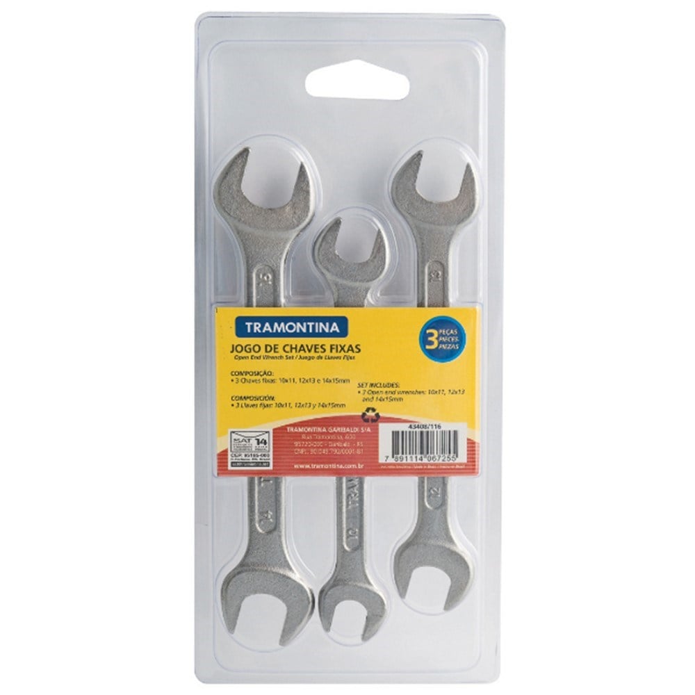 Kit Tramontina Chave Fixa 3 Peças | 43408116
