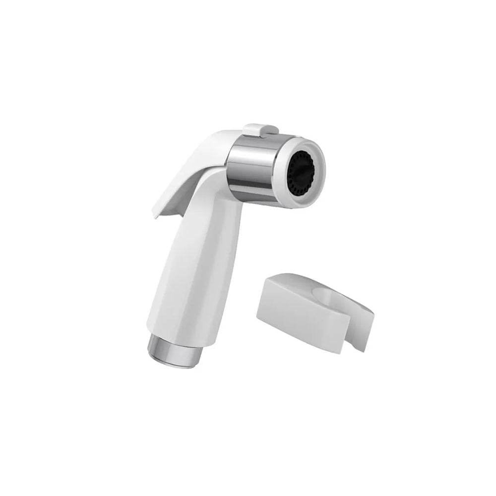 Gatilho Metálico Deca Manual Branca Ducha Higiênica com Suporte | 4906.ACT.BR