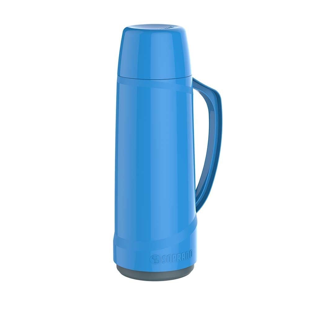 Garrafa Térmica Soprano Cristal 1L Azul 09003.0160.11