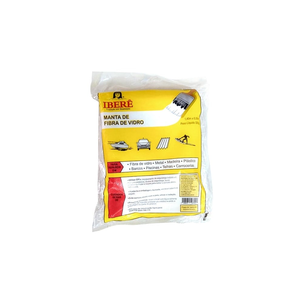 Manta de Fibra de Vidro 320GR Ibere 1.40 X 0.50M | 41710200100