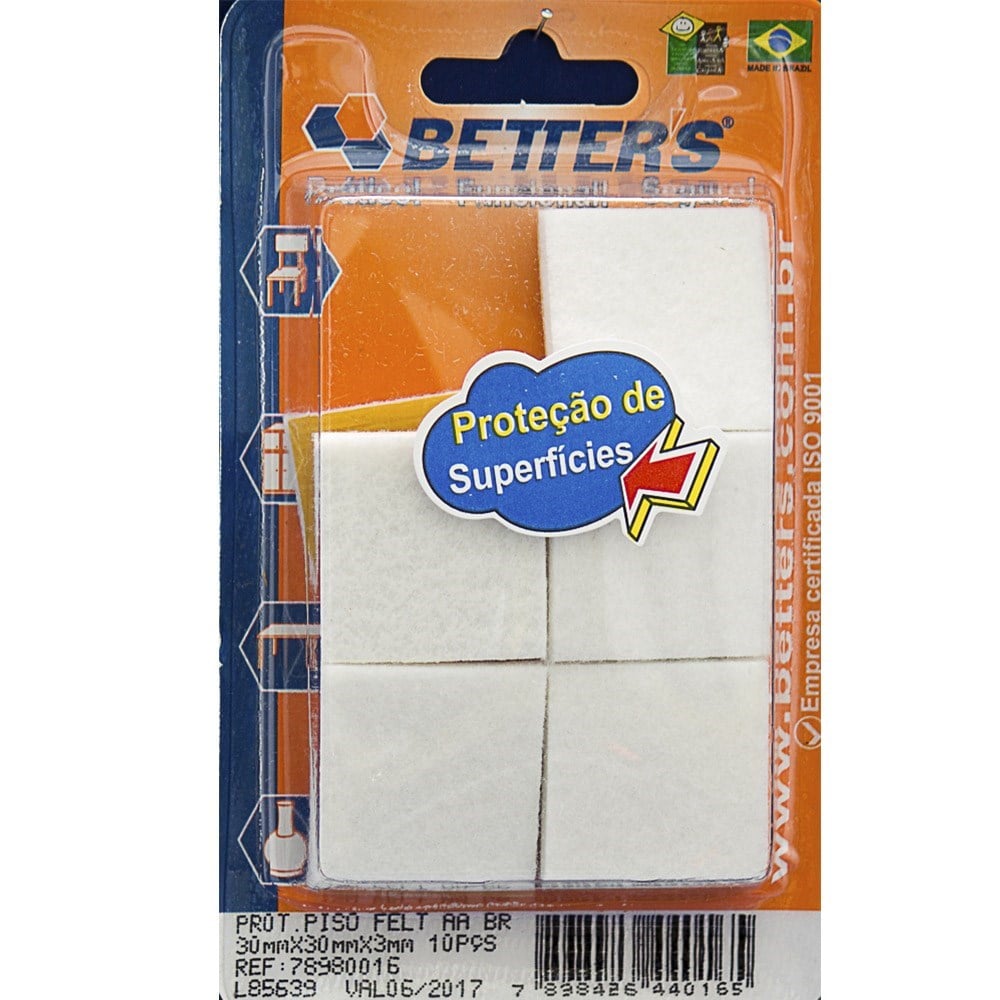 Feltro AA Better "La" Quadrado 33x3 10 Peças BRIBTS000015