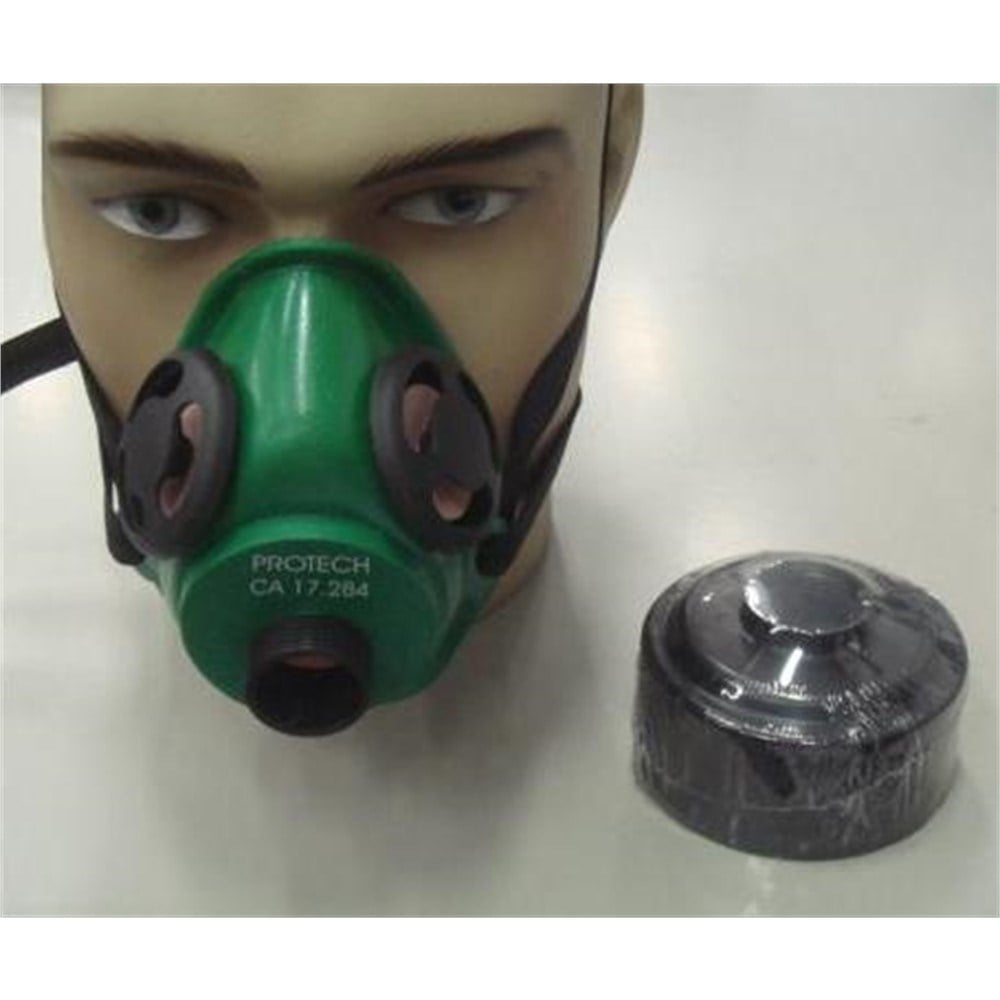 Respirador Destra com Filtro Pesticida Rosca MIG-12
