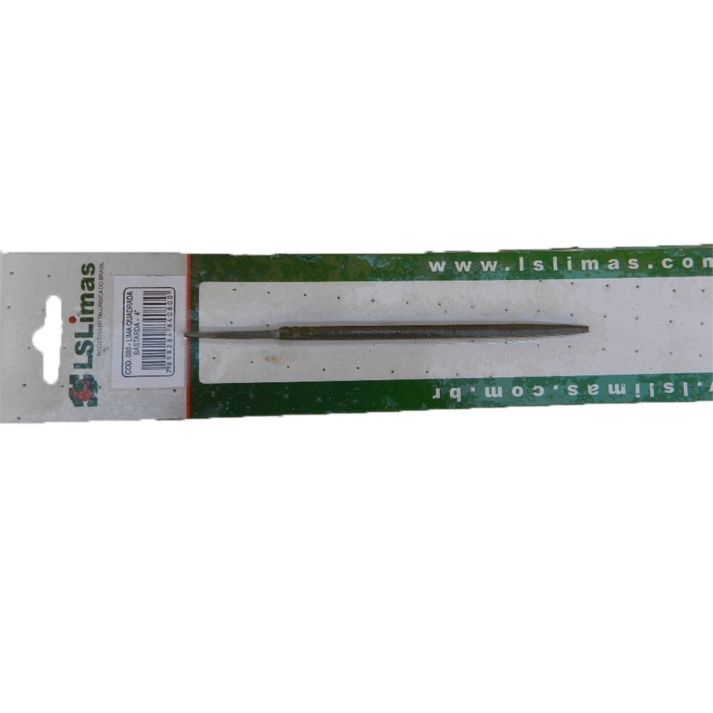 Lima Ls Quadrada Bastarda 4" Cartela 080