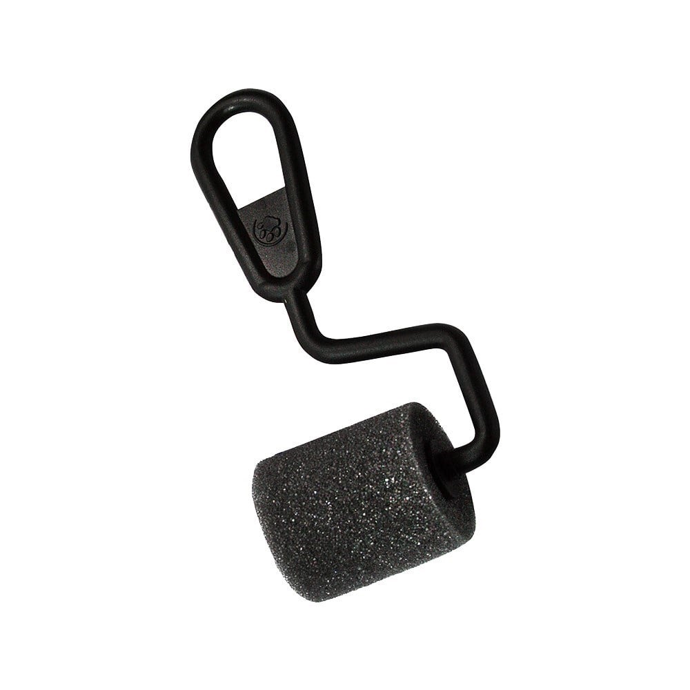 Rolo Poliéster Tigre Cinza 04cm com Cabo 61340040