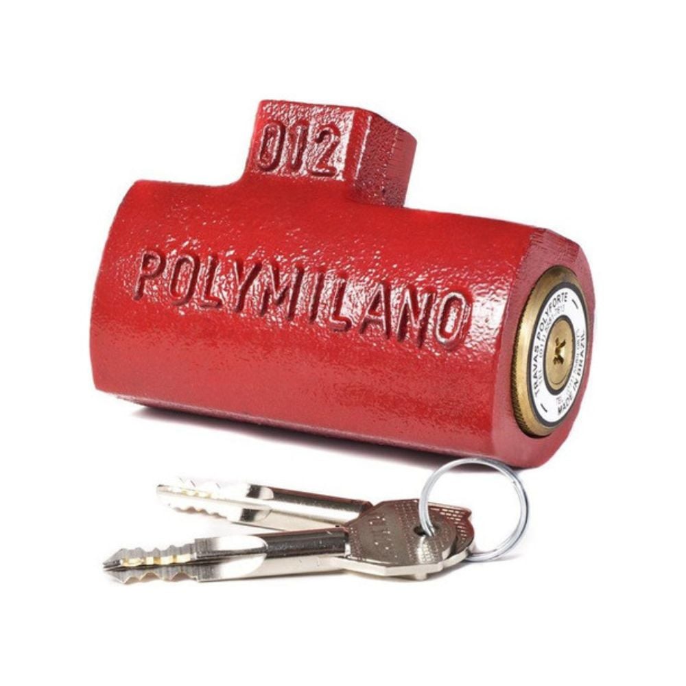 Cadeado Porta Aço Polyforte Milano Automático 69007