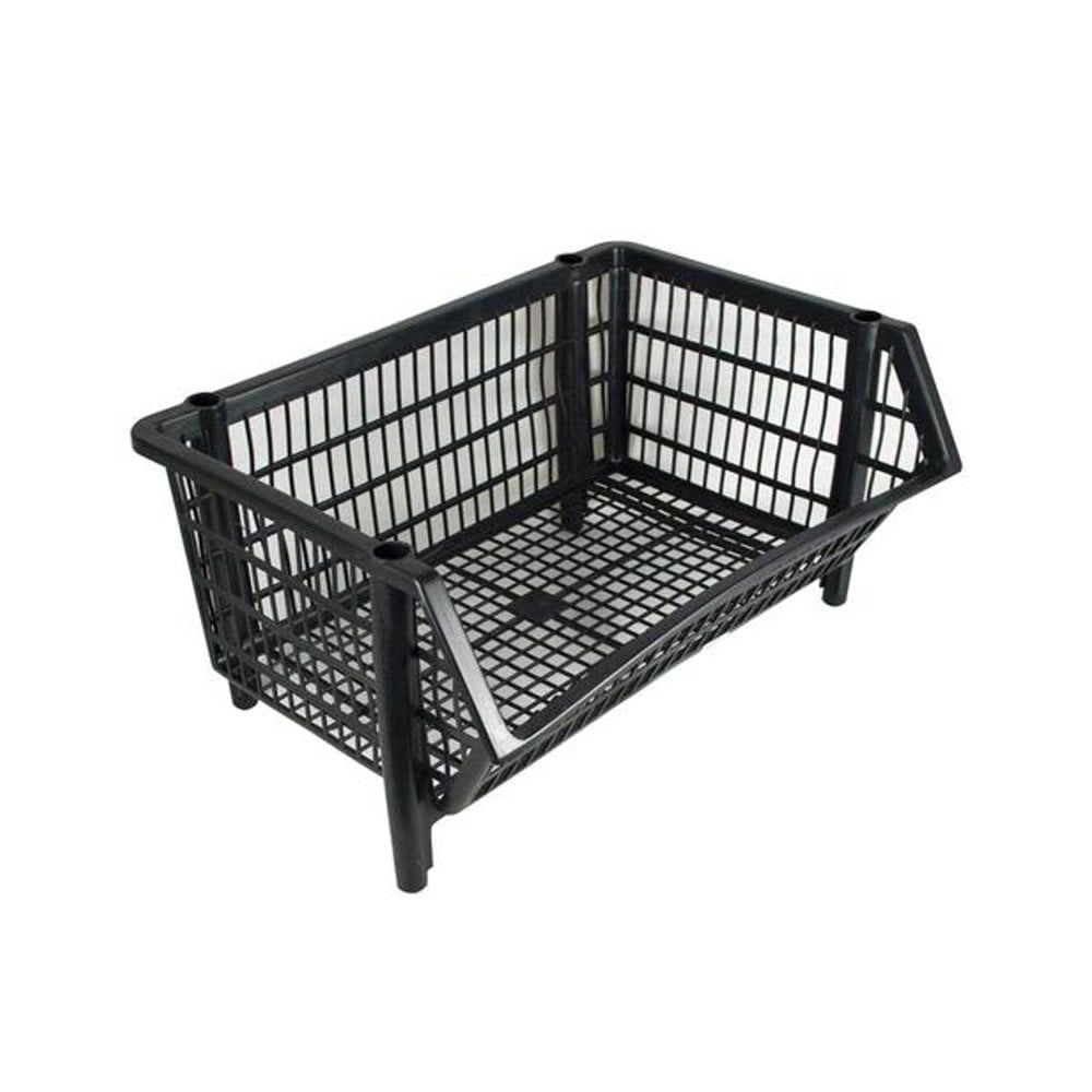 Cesto Plástico Caixaplast Preto Pqueno 44 X 24 X 34cm Coppt