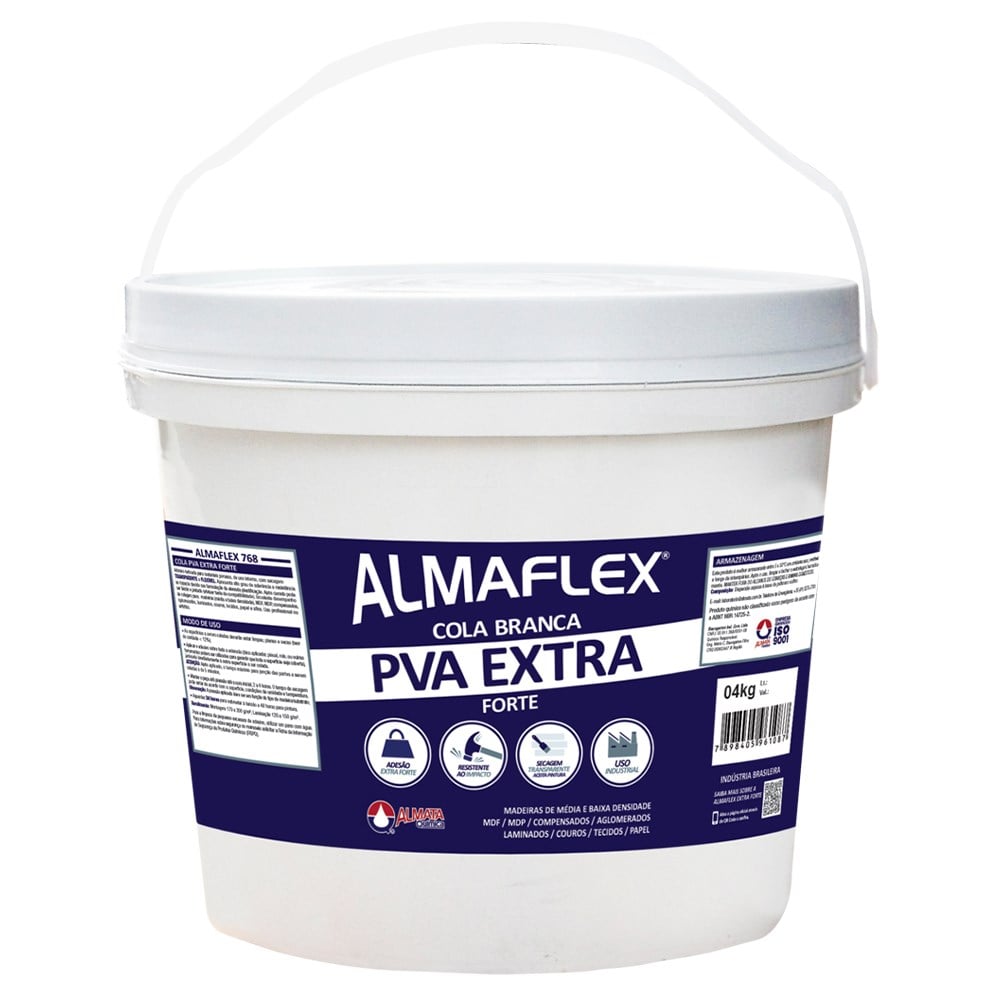 Cola Branca Almaflex PVA Extra 4kg | 415