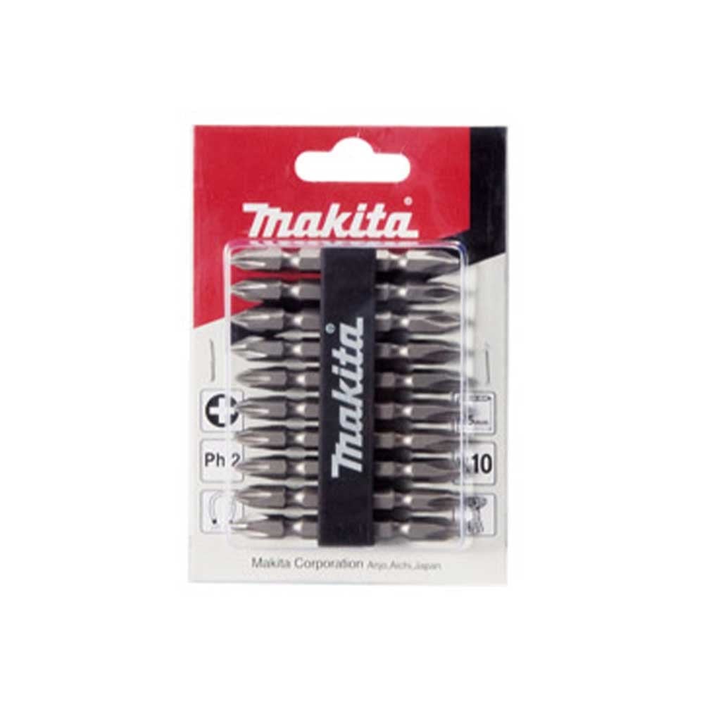 Ponteira Makita Bits Phillips PH2 X 65mm com 10 Peças D-34366
